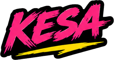 KESA pink sticker